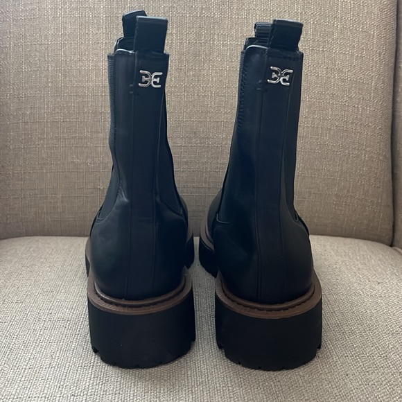 Sam Edelman Laguna Chelsea Boot - Black Lug Sole Size 10 - Picture 8 of 10